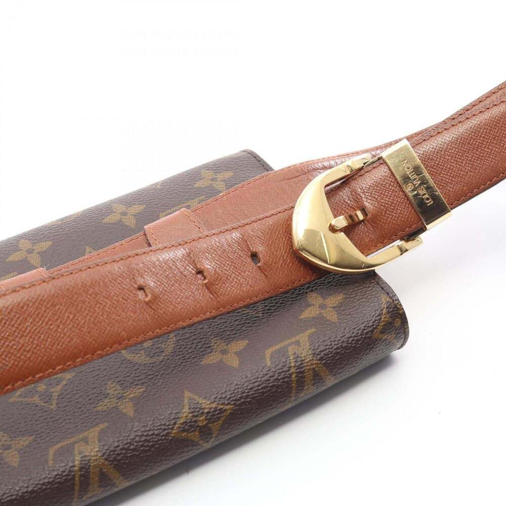 LOUIS VUITTON Authentic Brown Monogram Leather Fanny Pack - Picture 8 of 8
